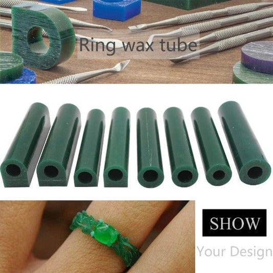 PHYHOO JEWELRY TOOLS-Ferris Flat Sided Wax Tube, Ring Polishing