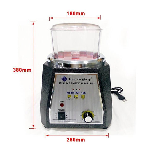 PHYHOO JEWELRY TOOLS-KT-186 Magnetic Tumbler Polishing Machine