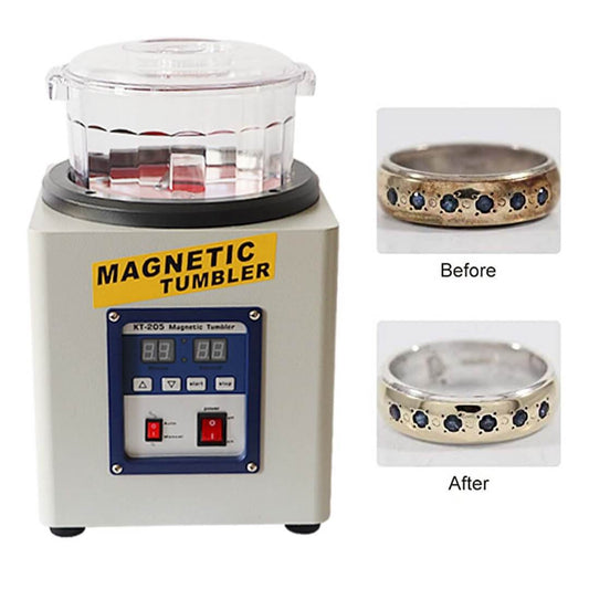 PHYHOO JEWELRY TOOLS-KT205 Magnetic Tumbler Polishing Machine