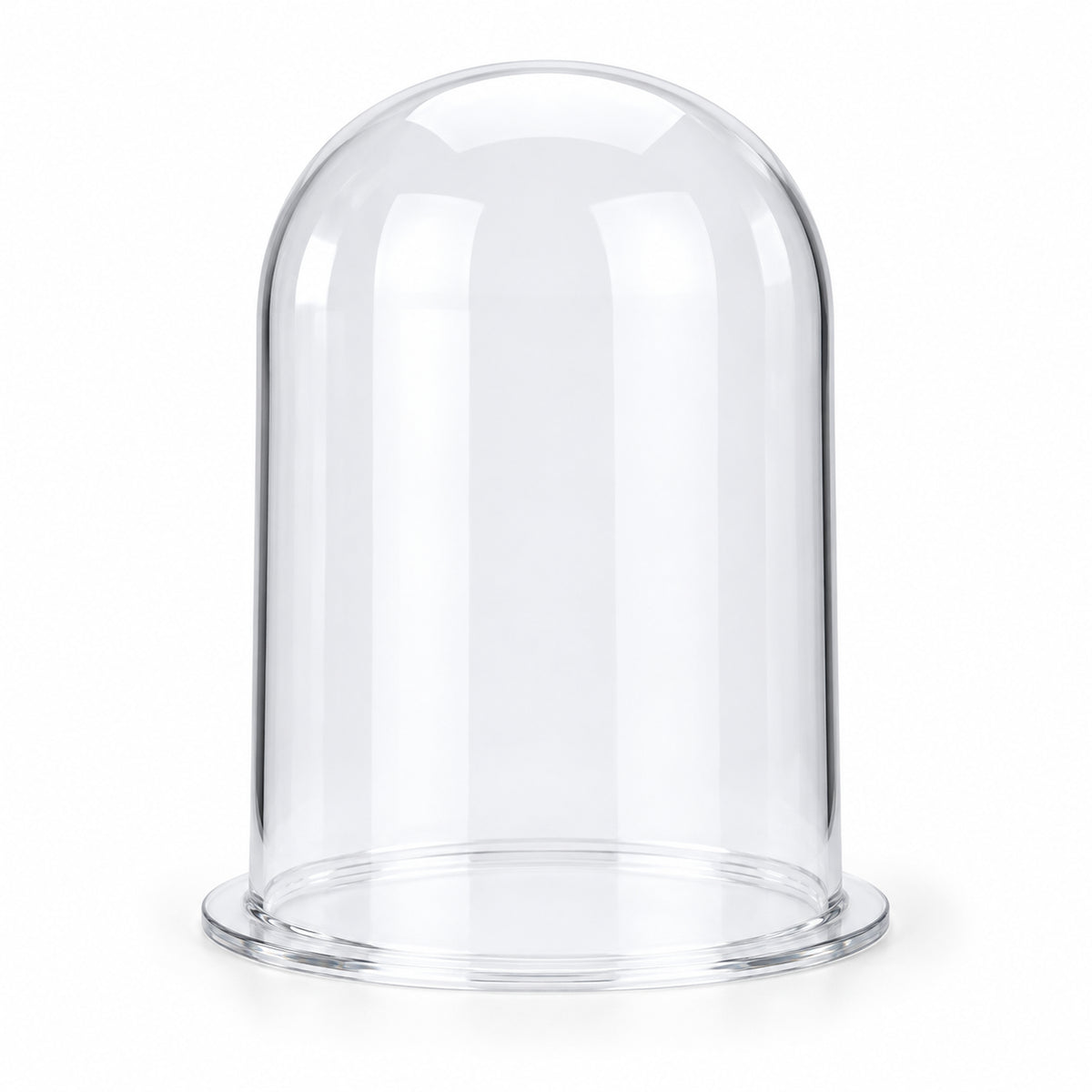 PHYHOO clear acrylic vacuum hood bell jar with airtight base flange for jewelry casting and investment debubbling machine