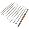 PHYHOO JEWELRY TOOLS10 pcs Dental Lab Equipment Clay Sculpture Carving Knife Kit