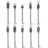 PHYHOO JEWELRY TOOLS-10 Pcs Tungsten Carbide Rotary Burrs Set