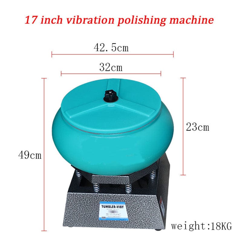 PHYHOO JEWELRY TOOLS-17 inch Vibratory Tumbler Jewelry Polishing Machine