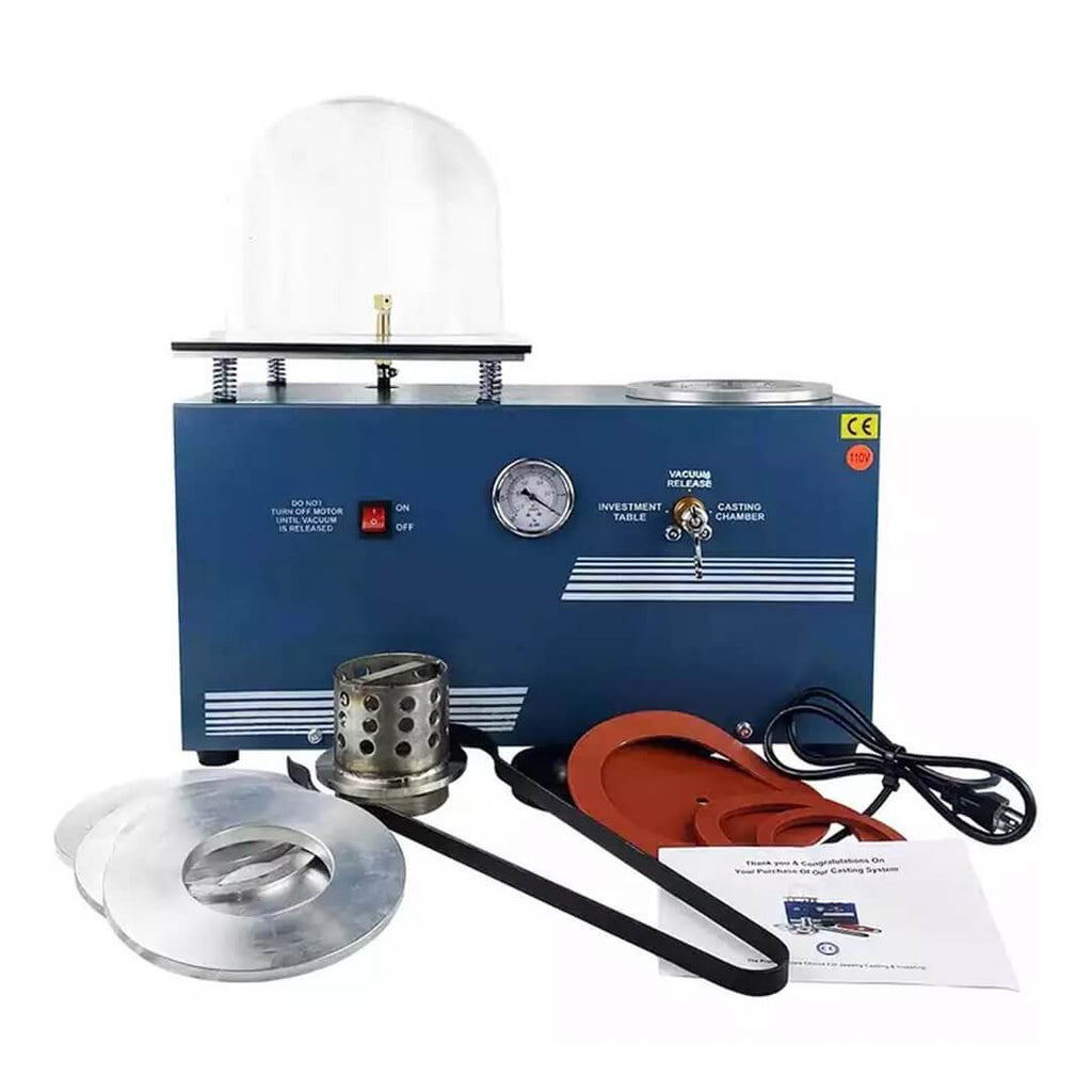 PHYHOO JEWELRY TOOLS-2L Lost Wax Combination Jewelry Vacuum Casting Investment Machine