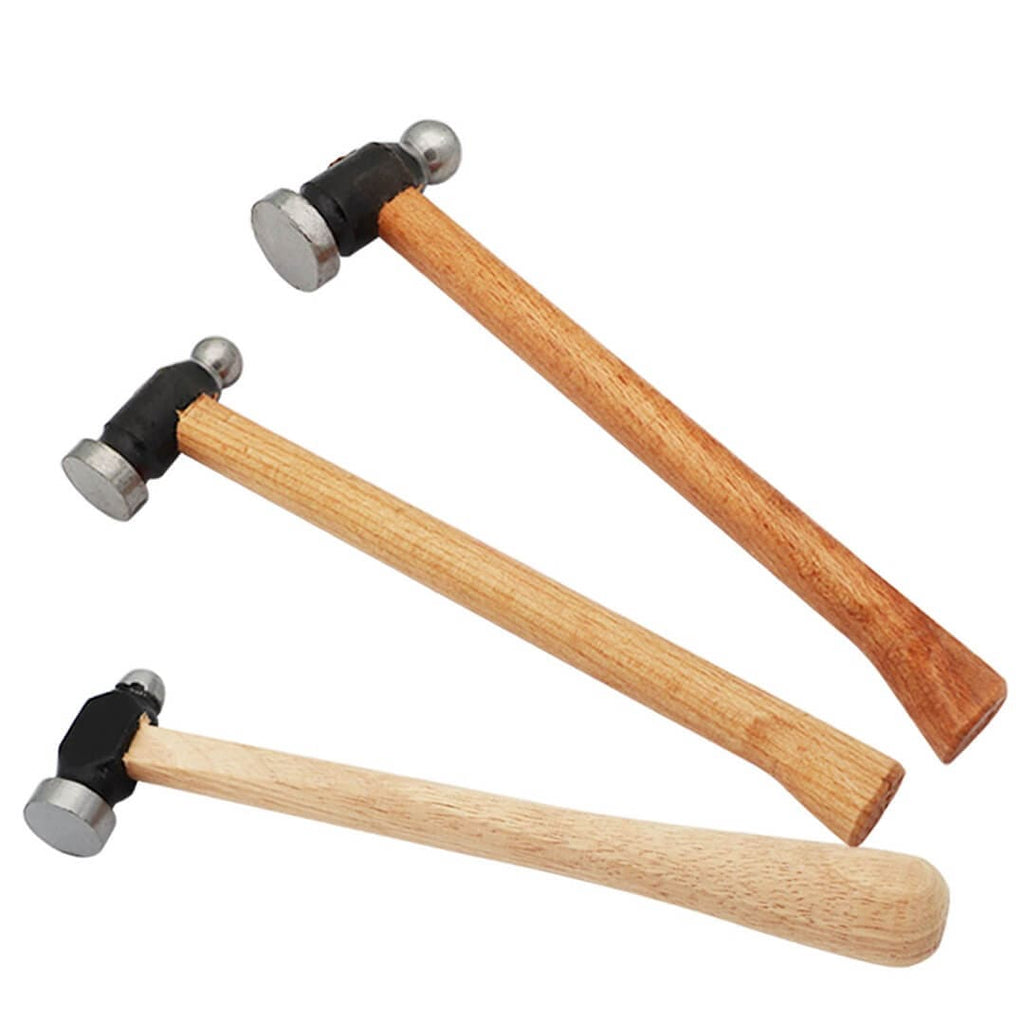 PHYHOO JEWELRY TOOLS-Cast Iron Hammer With Wooden Handle