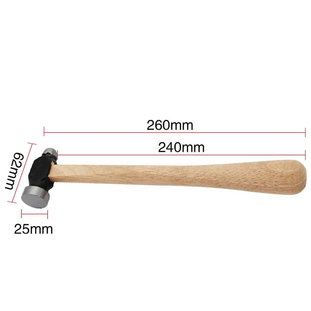 PHYHOO JEWELRY TOOLS-Cast Iron Hammer With Wooden Handle