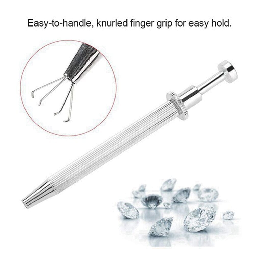 PHYHOO JEWELRY TOOLS-Diamond Gemstone 4-Claw Pick Up Tool
