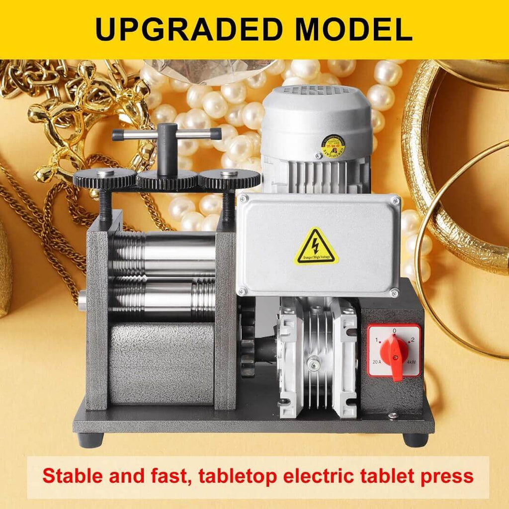 PHYHOO JEWELRY TOOLS-Electric Tablet Presses Rolling Mill Machine