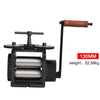 PHYHOO JEWELRY TOOLS-Glossy Surface 110mm/130mm Manual Jewelry Tablet Press Rolling Mill Machine