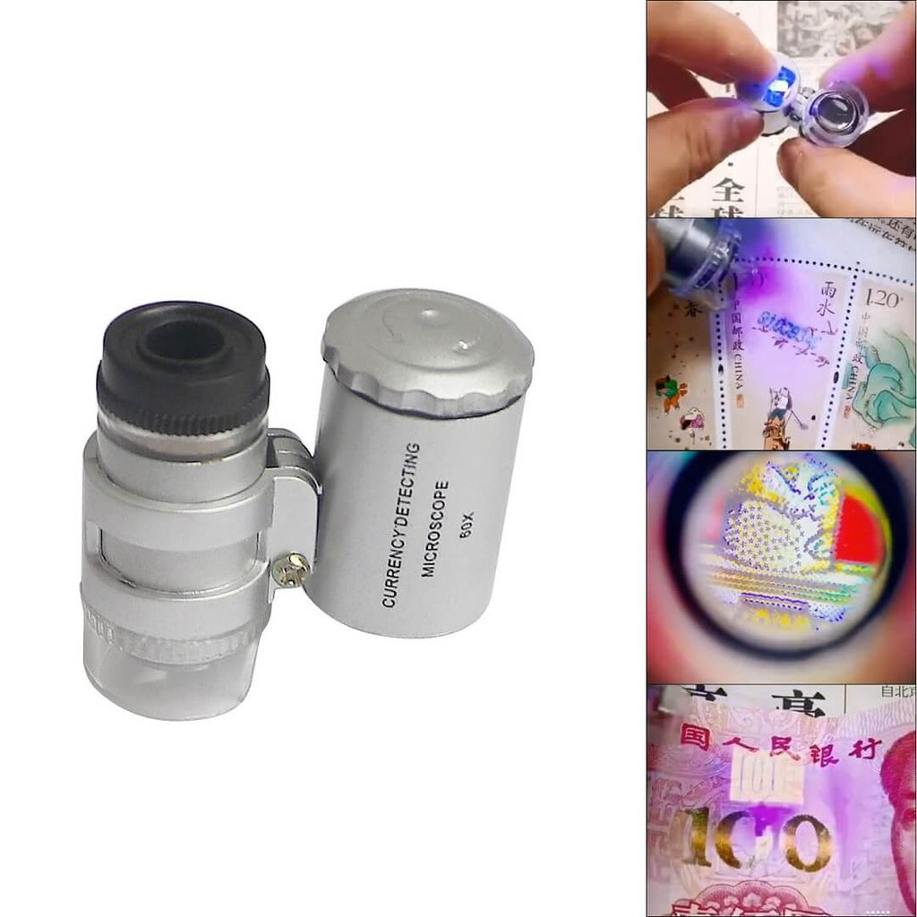 PHYHOO JEWELRY TOOLS-Handheld Portable Mini 60x Microscope