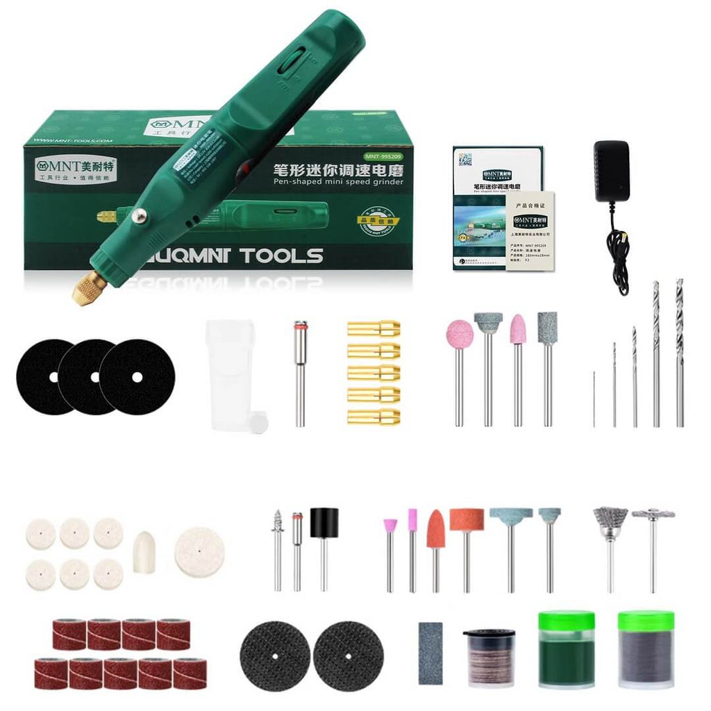 PHYHOO JEWELRY TOOLS-Pen Type Handheld Electric Grinder Kit