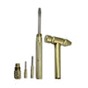 PHYHOO JEWELRY TOOLS-Removable Golden Stainless Steel Hammer