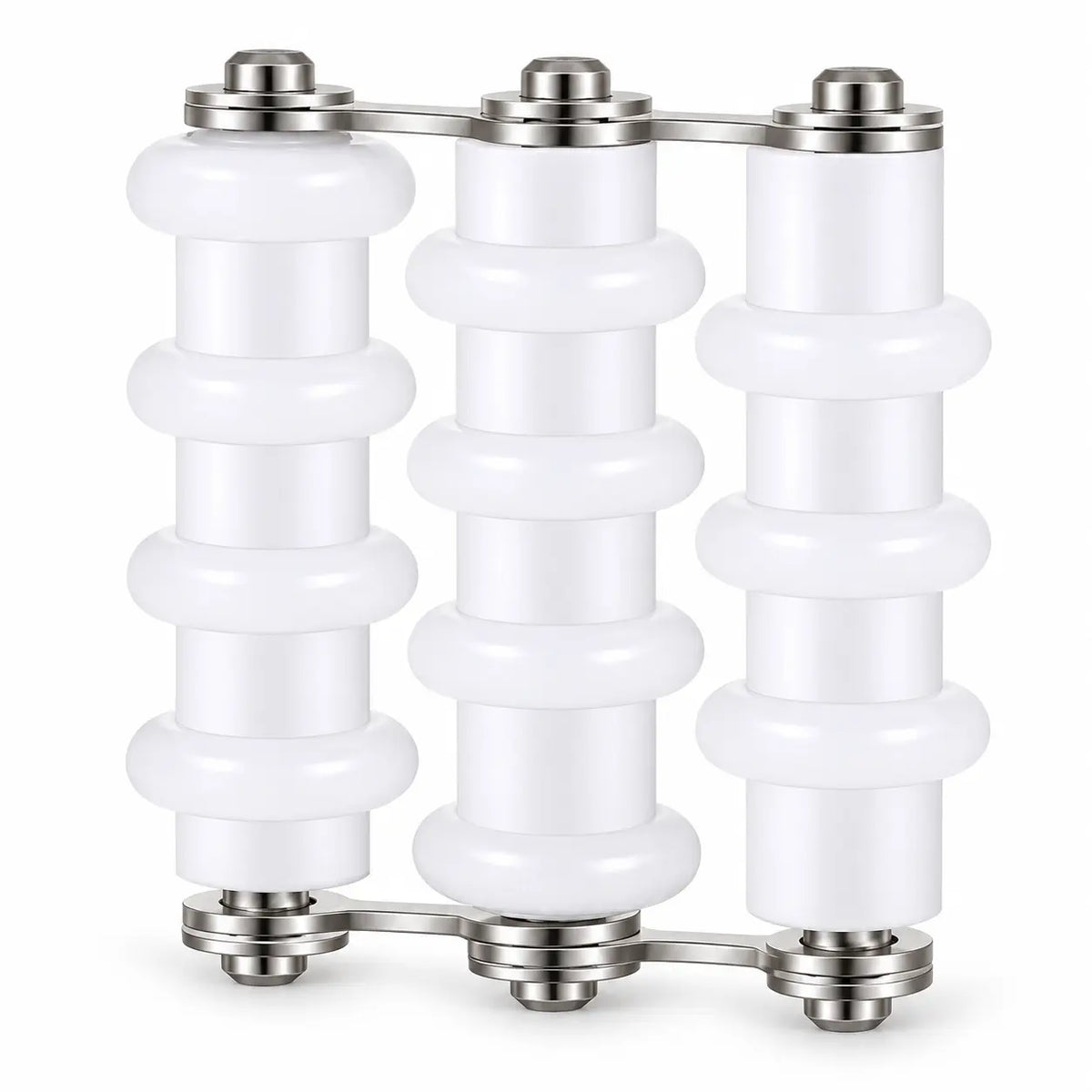 PHYHOO handheld plastic wire straightener tool with 3 grooved rollers for jewelry craft wire
